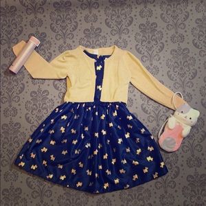 NWOT Gymboree Gold Cardigan - Sz M 7-8